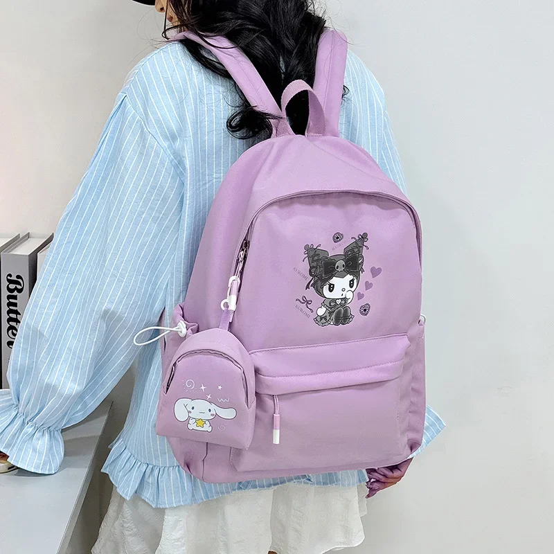 

Sanrio New Clow M Student Schoolbag Jade Hanging Dog Men and Women Cute Cartoon Large Capacity Lightweight Melody Backpack