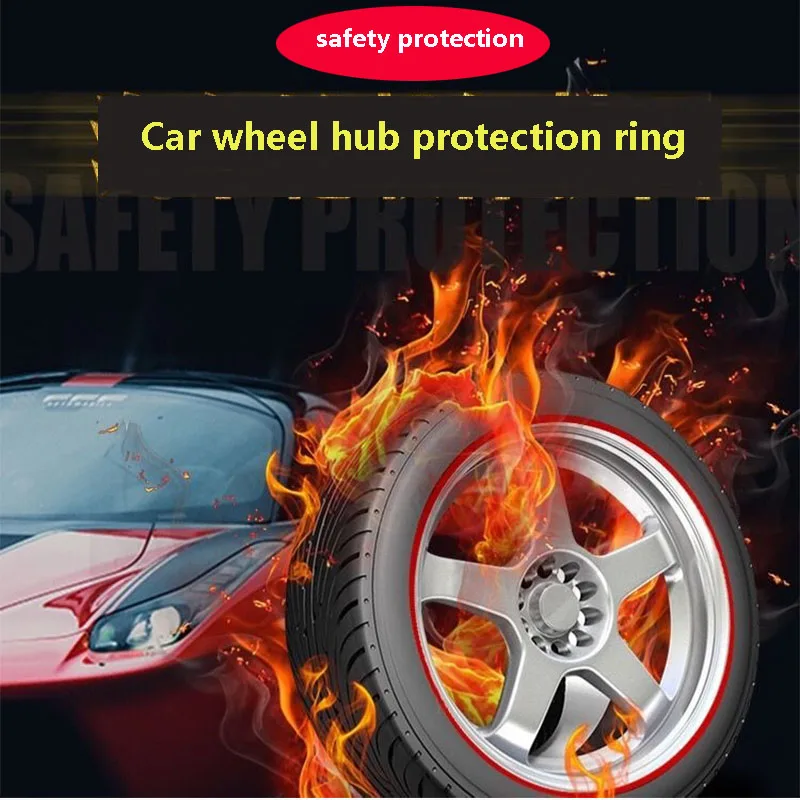 Car wheel hub protection ring wheel hub protection modification, decorative buckle wheel hub protection anti-collision strip