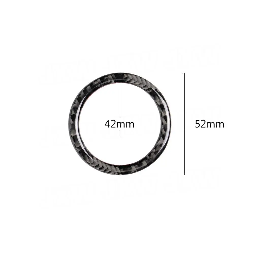 Carbon Fiber Car Engine Start Stop Ignition Button Ring Trim Frame Sticker For Toyota GT86 FT86 ZN6 Subaru BRZ 2013-2017