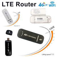 4G LTE Router 150Mbps Portable Wireless WiFi Mobile Hotspot Dongle Network Card Adapter LAN RJ45 2600mAh with SIM Card Slot