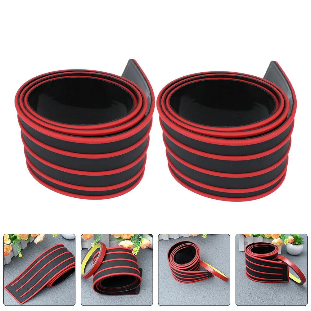 

2Pcs Car Rubber Trunk Strip Anti Collision Rear Accessories Car Door Bumper Guard For Suv Sill Guard For SUV Cars