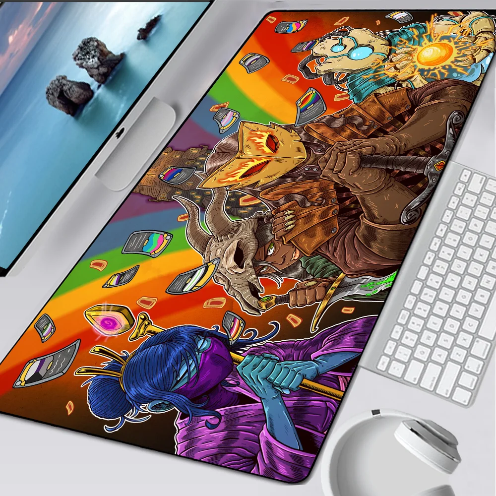 Slay the Spire Large Gaming Mouse Pad Computer Mousepad PC Gamer Mouse Mat Laptop Mausepad Mouse Carpet Keyboard Mat Desk Pad