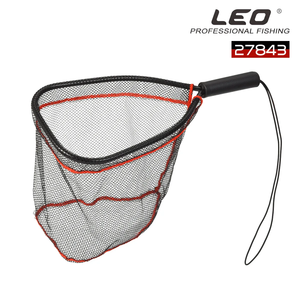 LEO Aluminium Alloy Landing Net Fly Fishing Fish Saver Knotless Fishing Tools Small Mesh Trout Hand Net Mesh Catcher Crab Cage