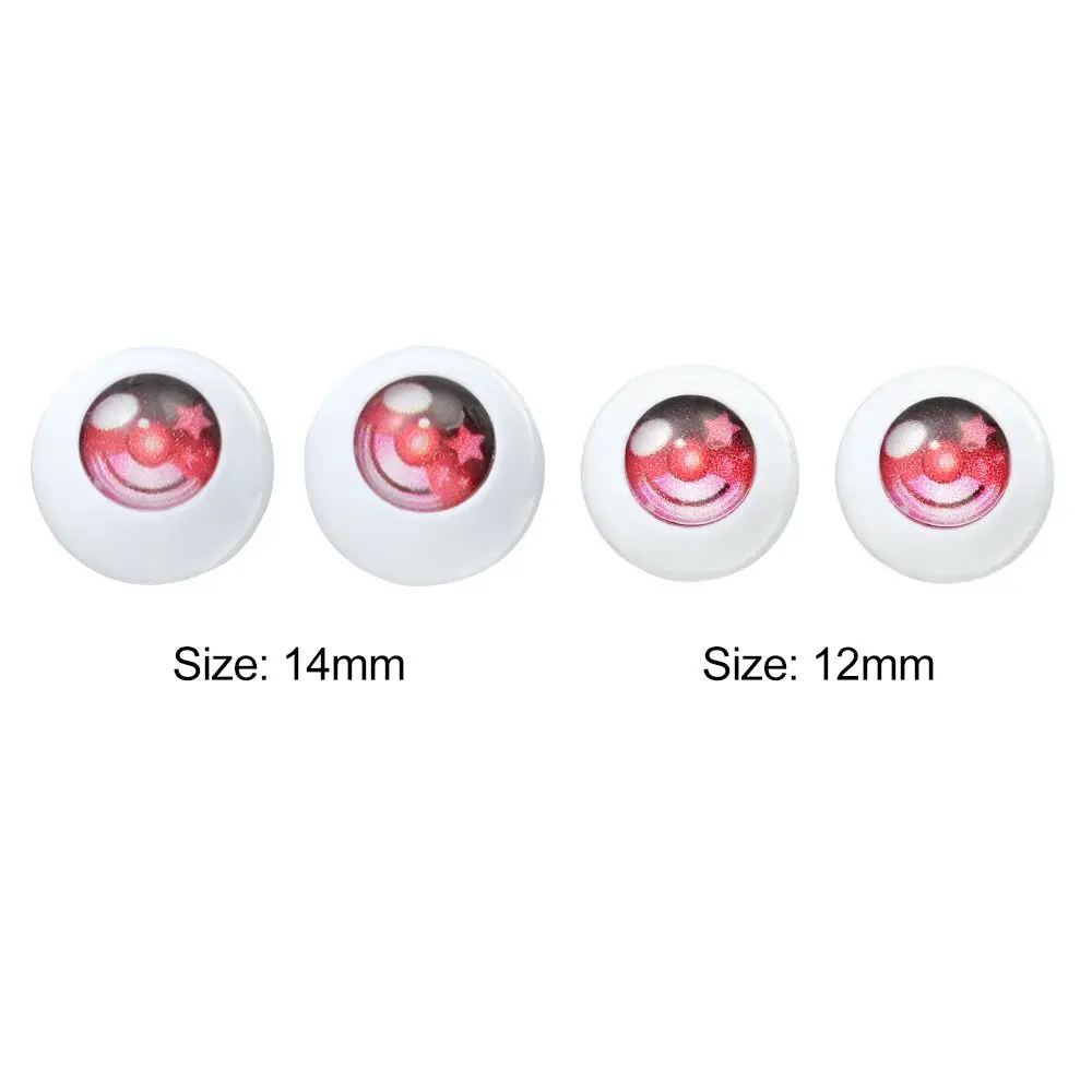 1Pair 12mm/14mm Eyes For BJD Doll General Purpose Doll Accessories Children‘s Toys Eyeball Hemispherical Eye DIY Doll Eyes