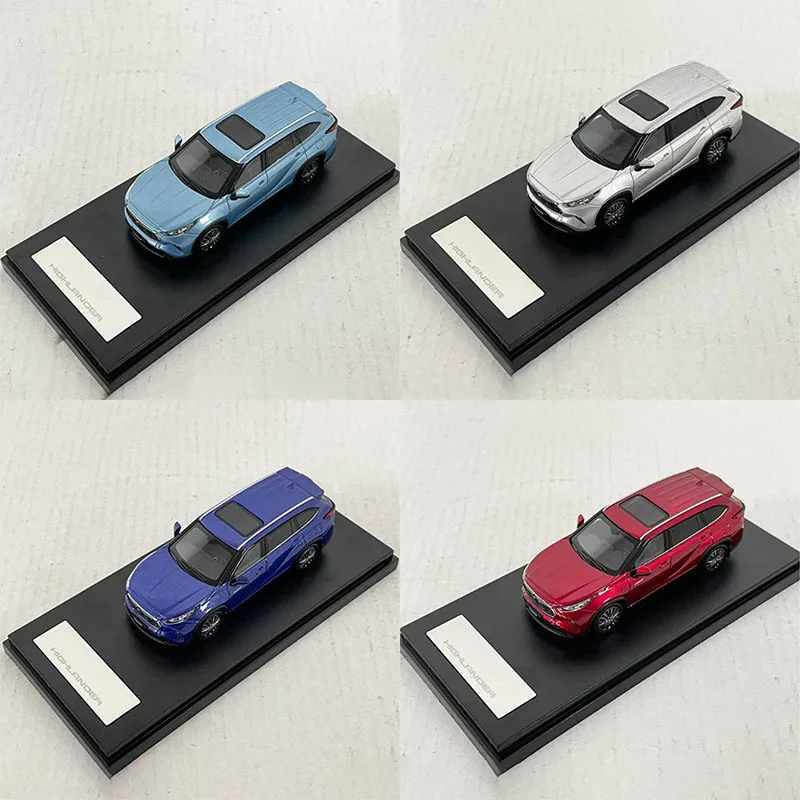 

LCD 1:64 Scale HighLander SUV Simulation Alloy Car Model Static Display Collectible Toy Gift Souvenir Decoration