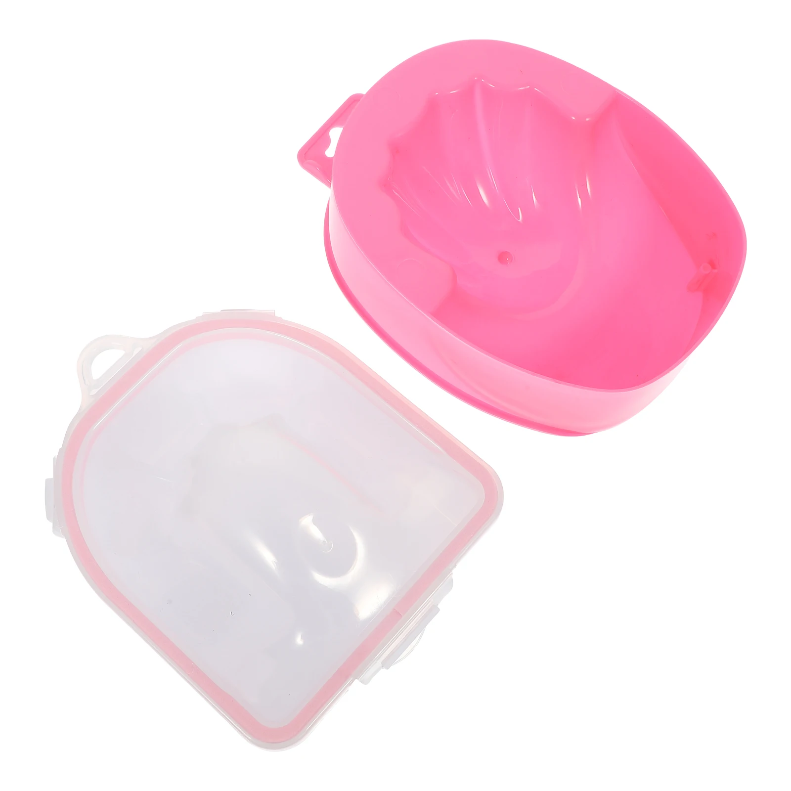 

2pcs Nail Soaking Bowl Plastic Manicure Hand Soak Bowl Professional Salon Tool Bubble Safe Material PP Bath Care