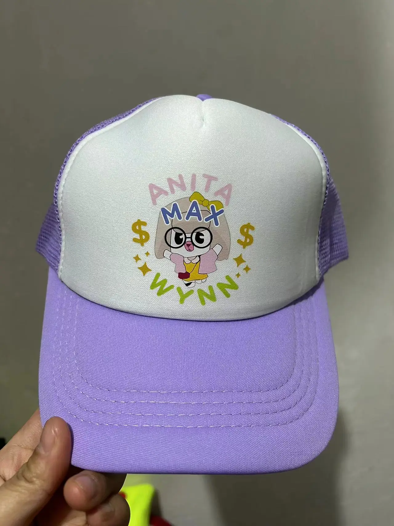 Trend ige anita max wynn Schaum Trucker Hut niedlichen Mesh Snapback Caps Junge Mädchen Sonne Strand Baseball Cap weibliche Sommer atmungsaktives Visier – Detail 4