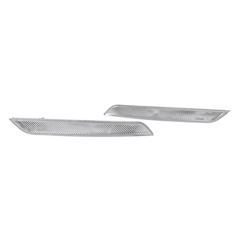 Classic Left Right 1 Pair Clear White Side Marker Reflector 63147187087 63147187088 for BMW X5 X6 E70 E71 2008- 2014