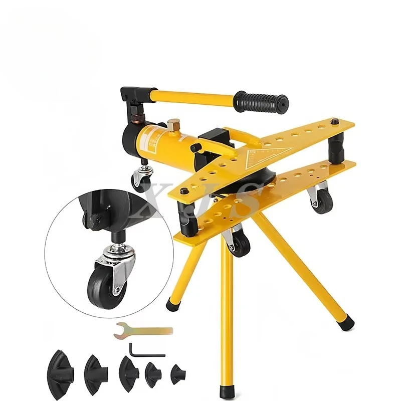 

High Quality 10T Industrial Stainless Steel Iron Copper Pipe Bending Machines Portable Manual Pipe Bender Hydraulic with Bracket