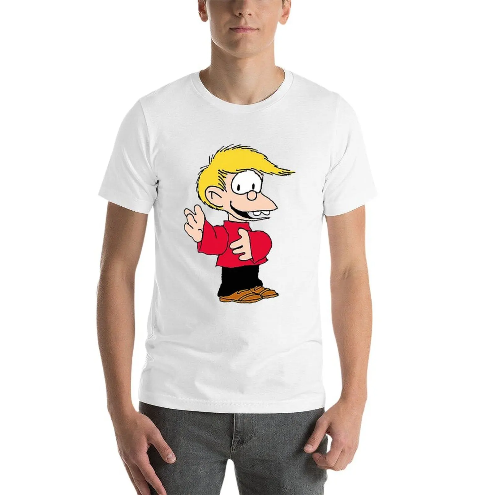 Mafalda is a friend of Felipe T-Shirt cotton t shirt man mens graphic t shirts T-Shirt