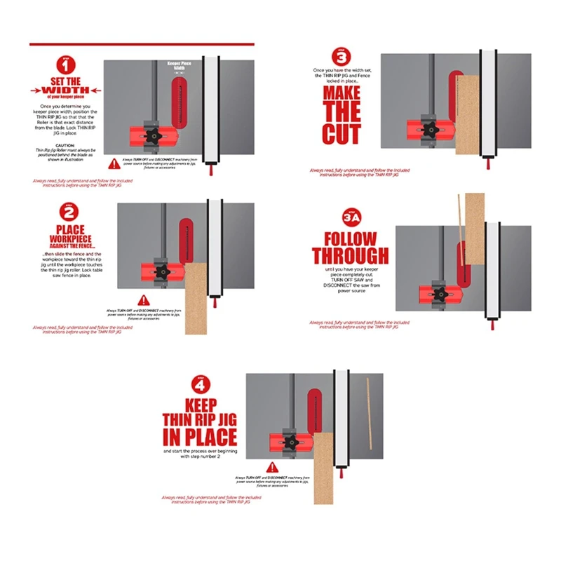 ABAE-رقيقة مزق Tablesaw تهزهز ، رقيقة مزق Tablesaw تهزهز وحدة تقطيع الموضع كفاف مقياس شكل الناسخ Lacator للخشب