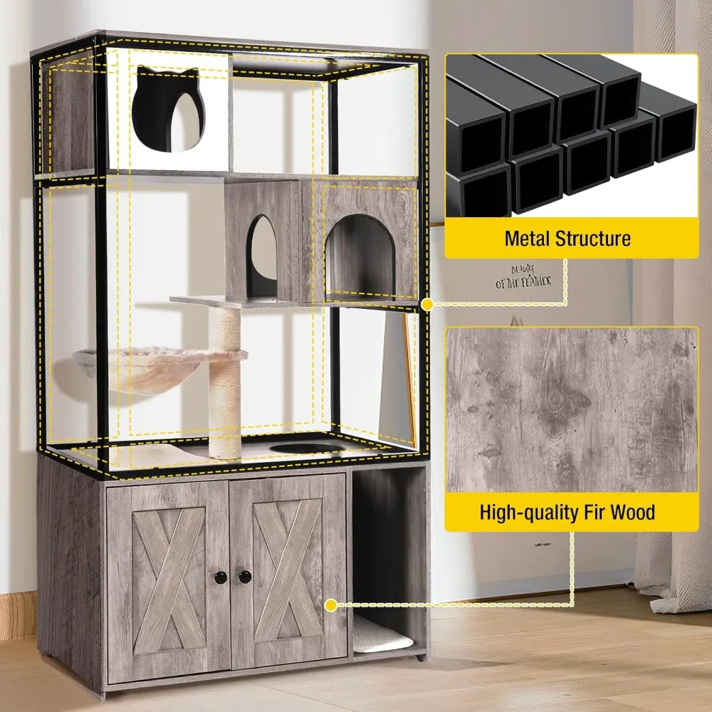 ستائر التعتيم مقاس 98 × 106 لغرف النوم، ستائر نافذة الفناء باللون الرمادي الفاتح مع تصميم جاكار على شكل أوراق شجر، طراز جروميت