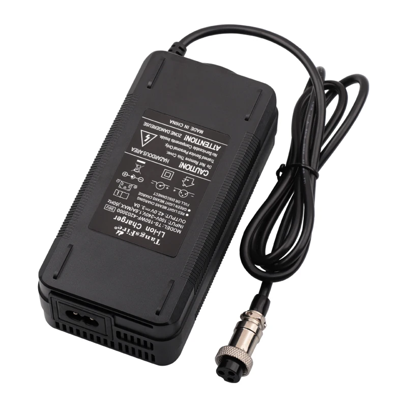 42V 3A 18650 Li-ion Battery Charger 10Series For 36V Scooter Polymer Lithium Battery Charger GX16 High Quality Power Adapter