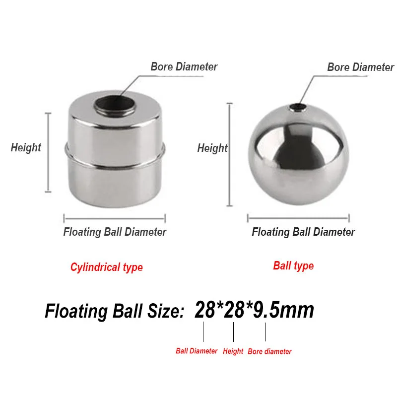 304 Stainless Steel Hollow Float Ball – M6 Thread, 150mm Diameter – For Water Tanks, Heaters, Boilers & Industrial Towers