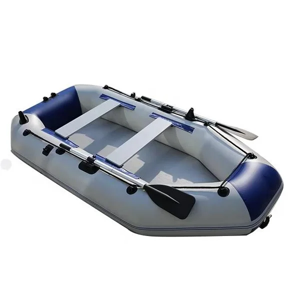

3 4 Persons Wooden Floor PVC Folding Inflatable Boat Inflatable Fishing Boat Inflatable Rescue Boat For Sale