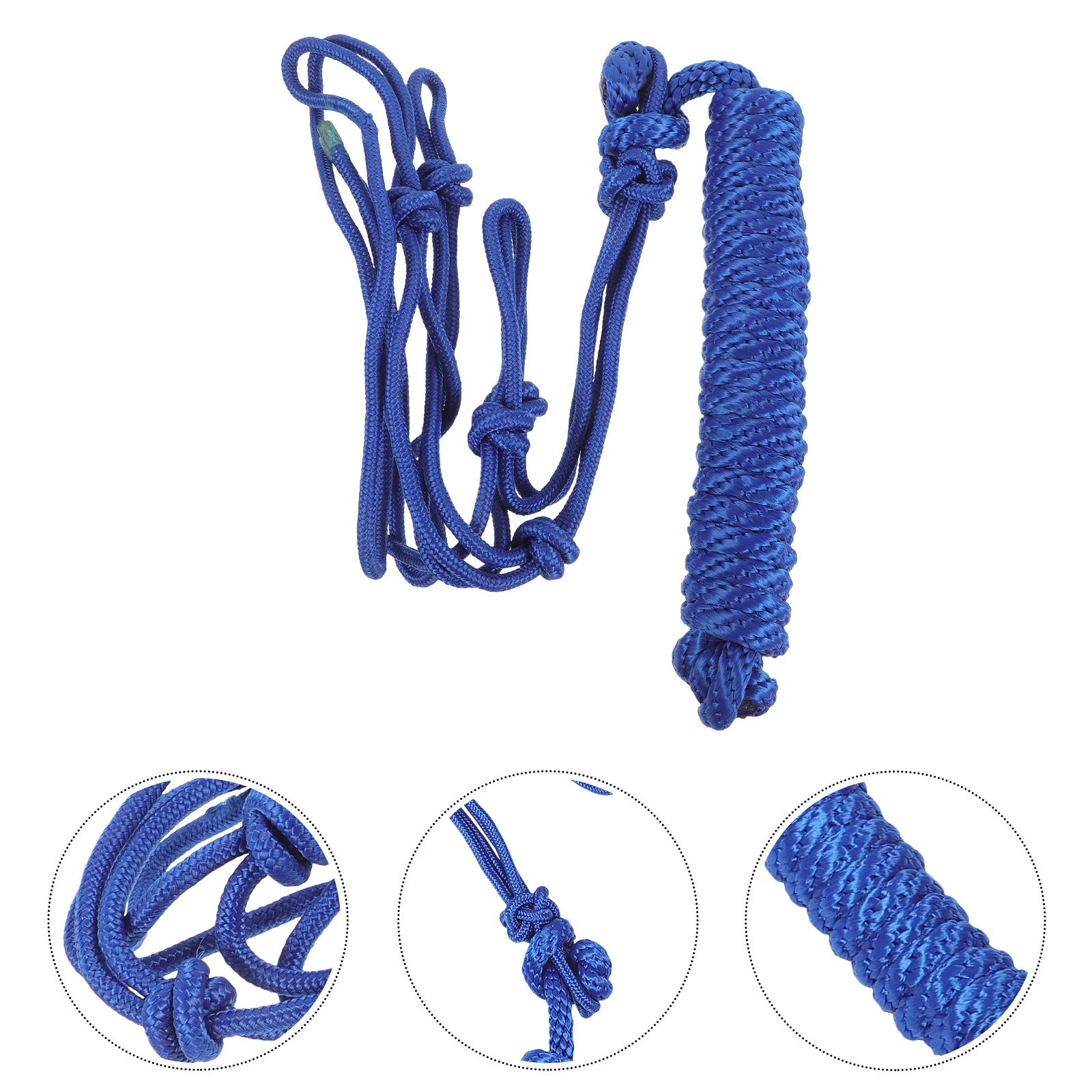 로프 고삐 강한 파손 저항 승마 액세서리 편안하고 착용하기 쉬운 훈련용 고삐 장기간 사용 선물