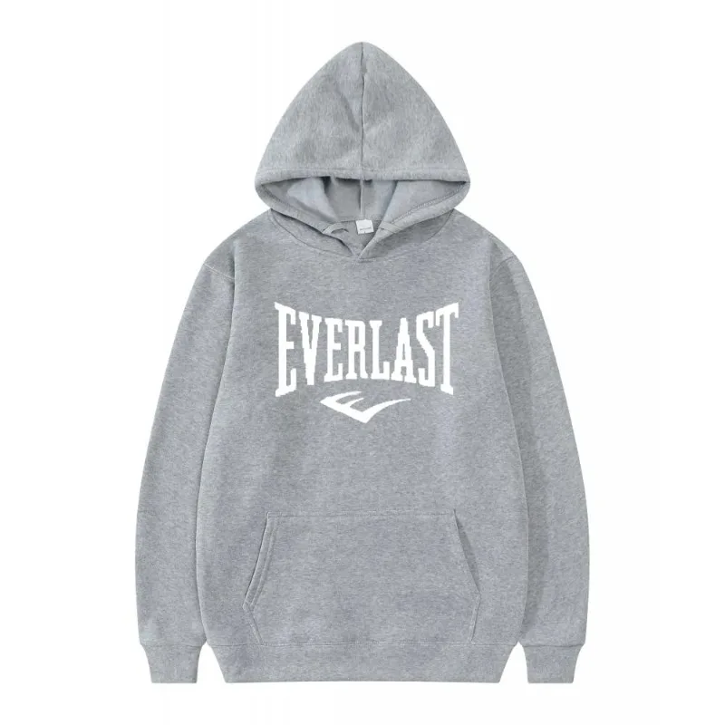 

Мужская толстовка EVERLAST: новая весенне-осенняя модель для повседневного бега и отдыха, удобная спортивная рубашка с капюшоном