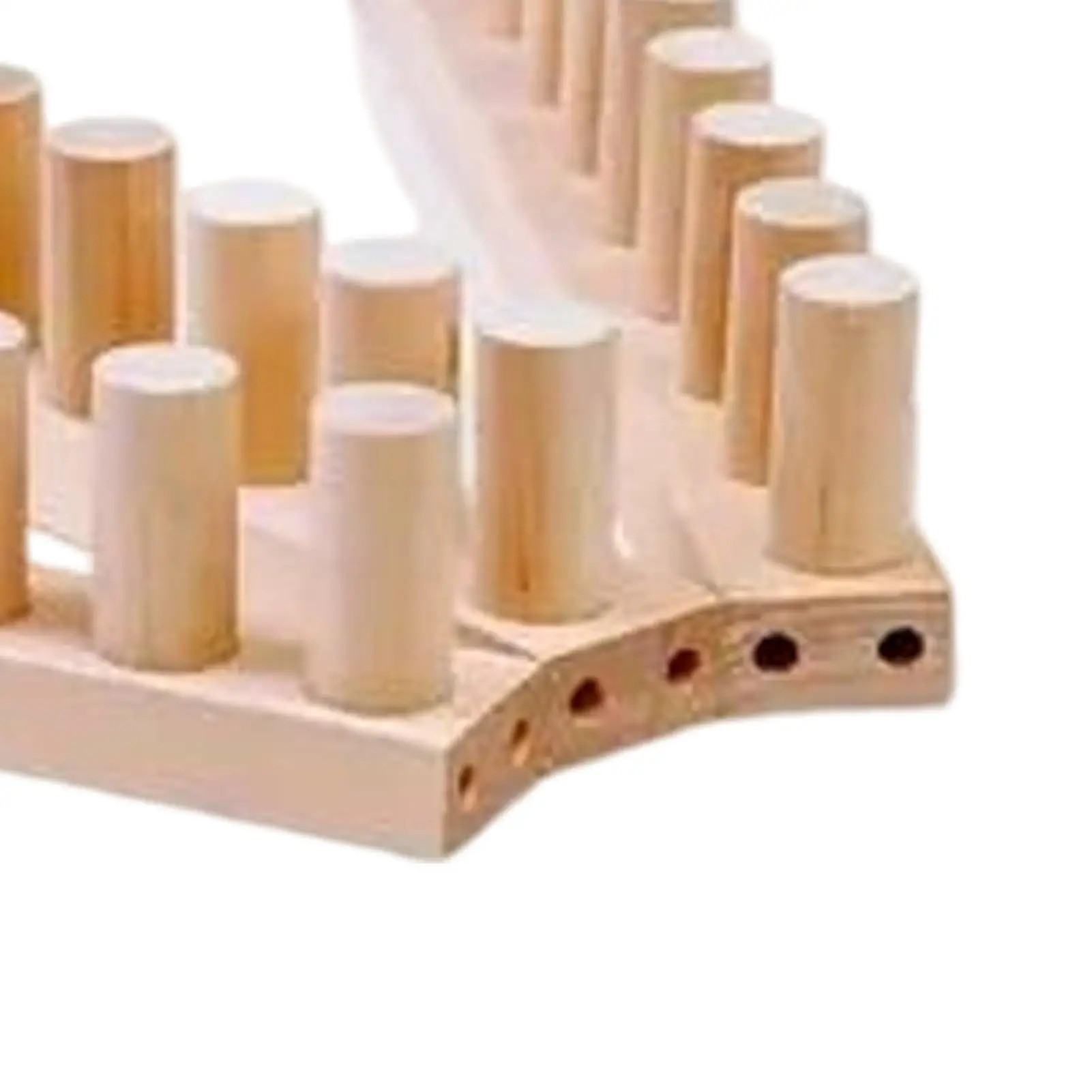 

Knitting Loom Chunky Yarn Kit Hand Knitting Set For Crafts Hobby Beginners Weaving Blanket Scarf Sewing Cushion