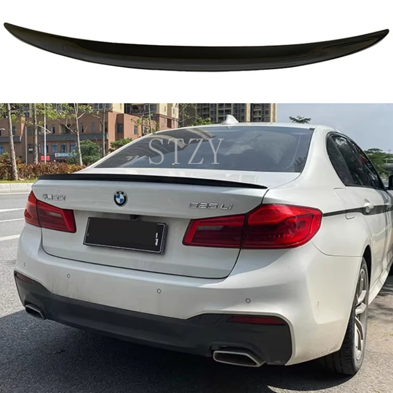 

M5 Styling Car Rear Trunk Spoiler Lip Trim For BMW 5 Series G30 Sedan 2017 2018 2019 Gloss Black ABS