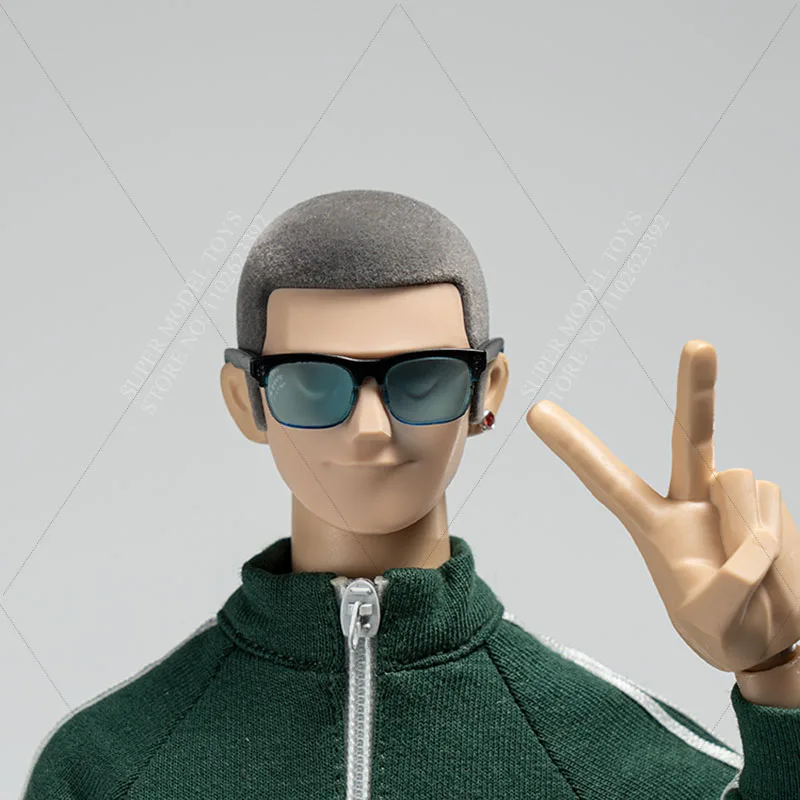 Semi lentes transparentes apto para 12 "figura de ação, na moda óculos de sol, soldado cena acessórios, 1:6 escala, em estoque