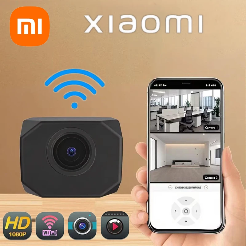 Xiaomi 1080P HD Mini Camera WiFi IP/APRemote Monitoring Lightweight Portable Mini Camcorder Smart Home Surveillance Security Cam