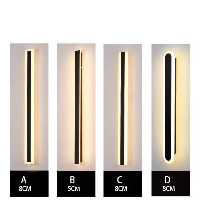 Lampada da parete moderna per esterni a LED impermeabile IP65 per villa portico giardino patio lampada da porta del garage antipioggia