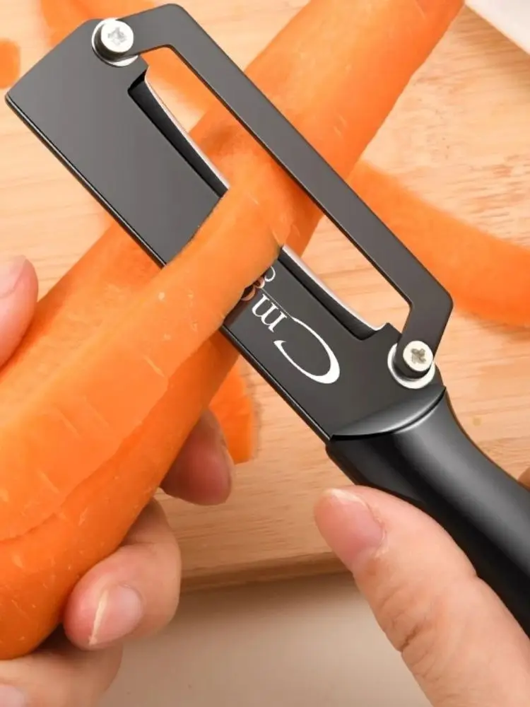 Multifunctionele dunschiller Roestvrijstalen dunschiller Aardappelschiller Wortelrasp Fruitgereedschap Keukenaccessoires - afbeelding 2