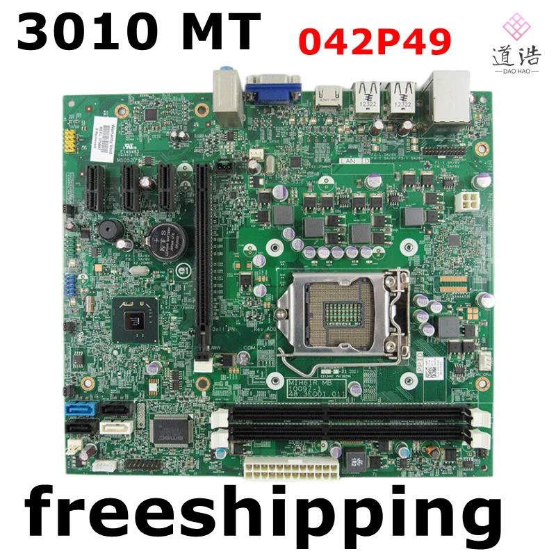 

Семейная материнская плата для Dell Optiplex 3010 MT, материнская плата MIH61R 10097-1 042P49 42P49 LGA 1155 DDR3, 100% протестированная, полностью работающая