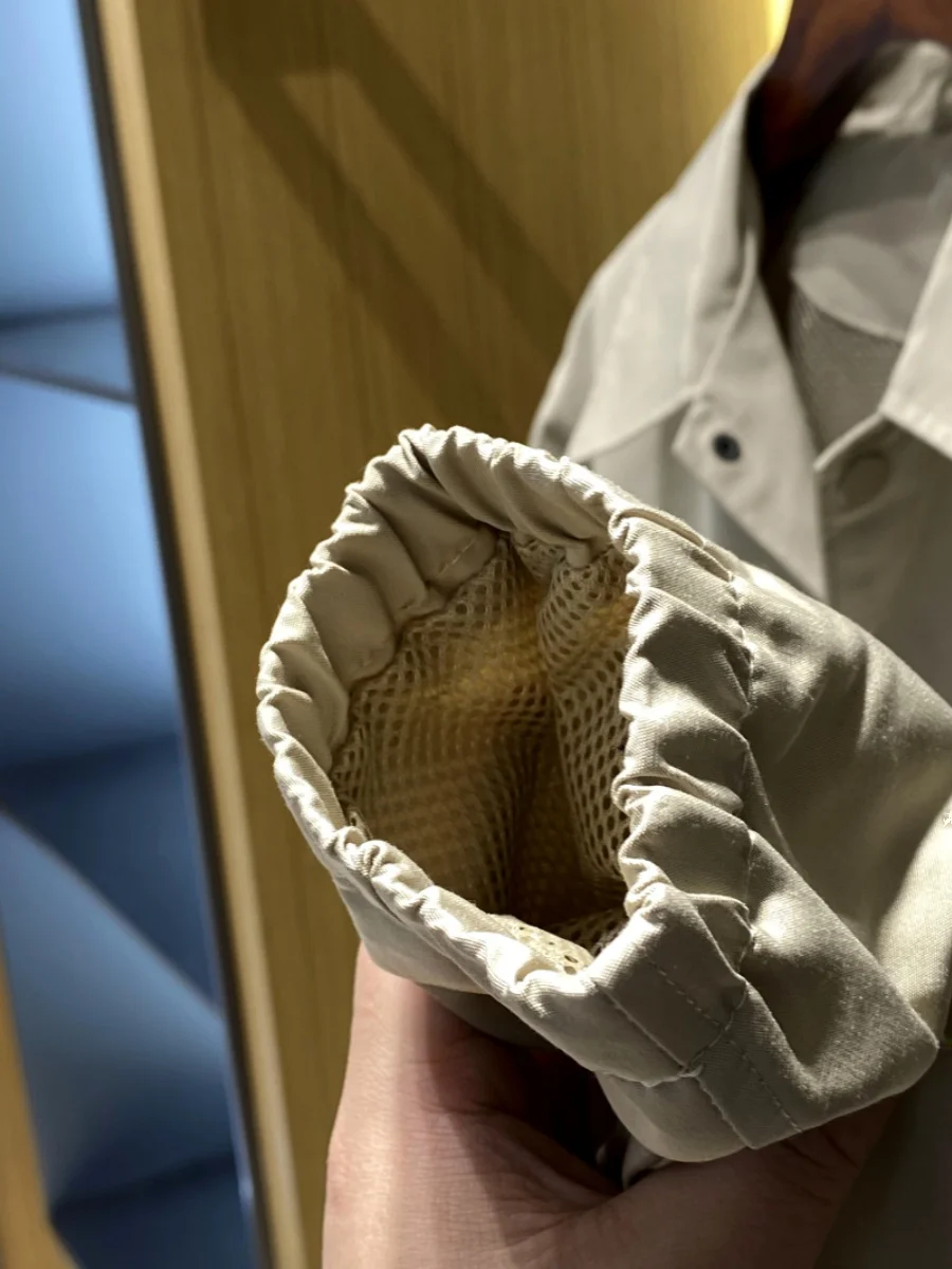 ملابس عمل كاجوال متعددة الاستخدامات للرجال irt Sle Jaet ربيعية بياقة قلابة لربيع 2024 ستاند مناسب طويل Sve لون نقي فردي... #3