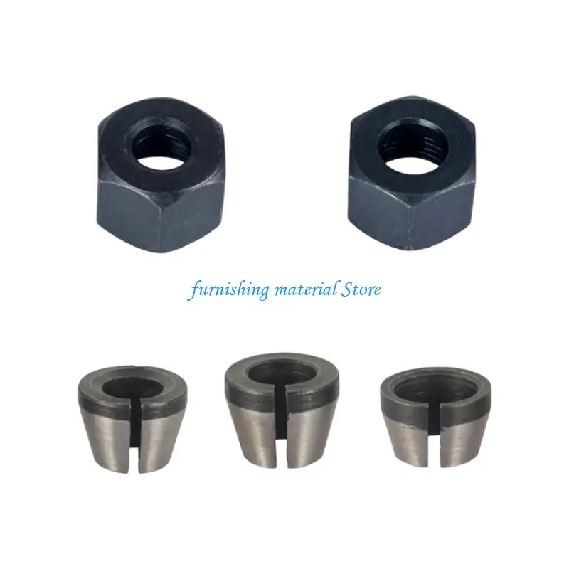 

Y5GD Collet Chuck Conversion Set for Trimming Engraving Machines Routers Bit Adapte