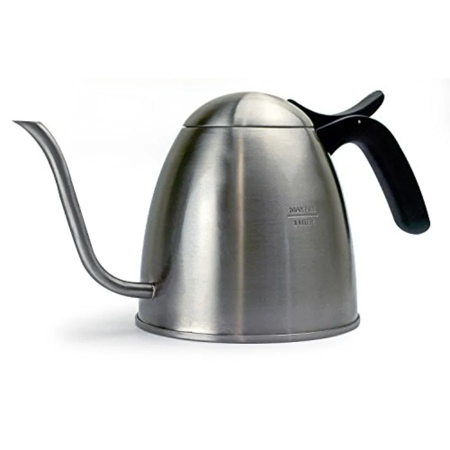 Precision Pour Over Kettle with Stainless Steel Construction for Coffee Brewing Enthusiasts 1.06 Qt Capacity Ensures Consistent