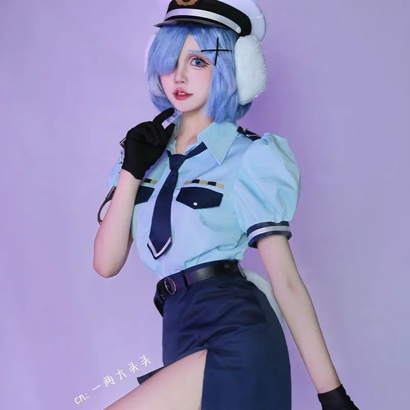

Yaoyu REO's Otherworldly Life From Scratch Cosplay Costume For Dogear Officer Rem Cosplay Costume