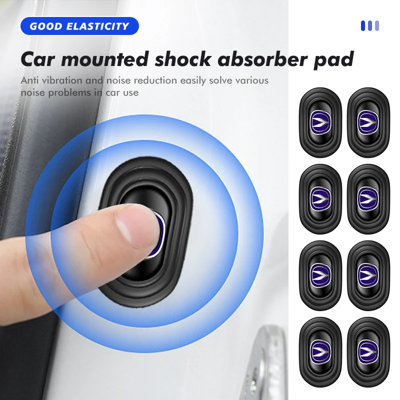 4pcs Car Door Shock Absorber Pads Buffer Anti-Collision Gasket For Changan CS75 CS35 CS15 CS55 CS95 CS85 CX70 EADO CX20 Alsvin