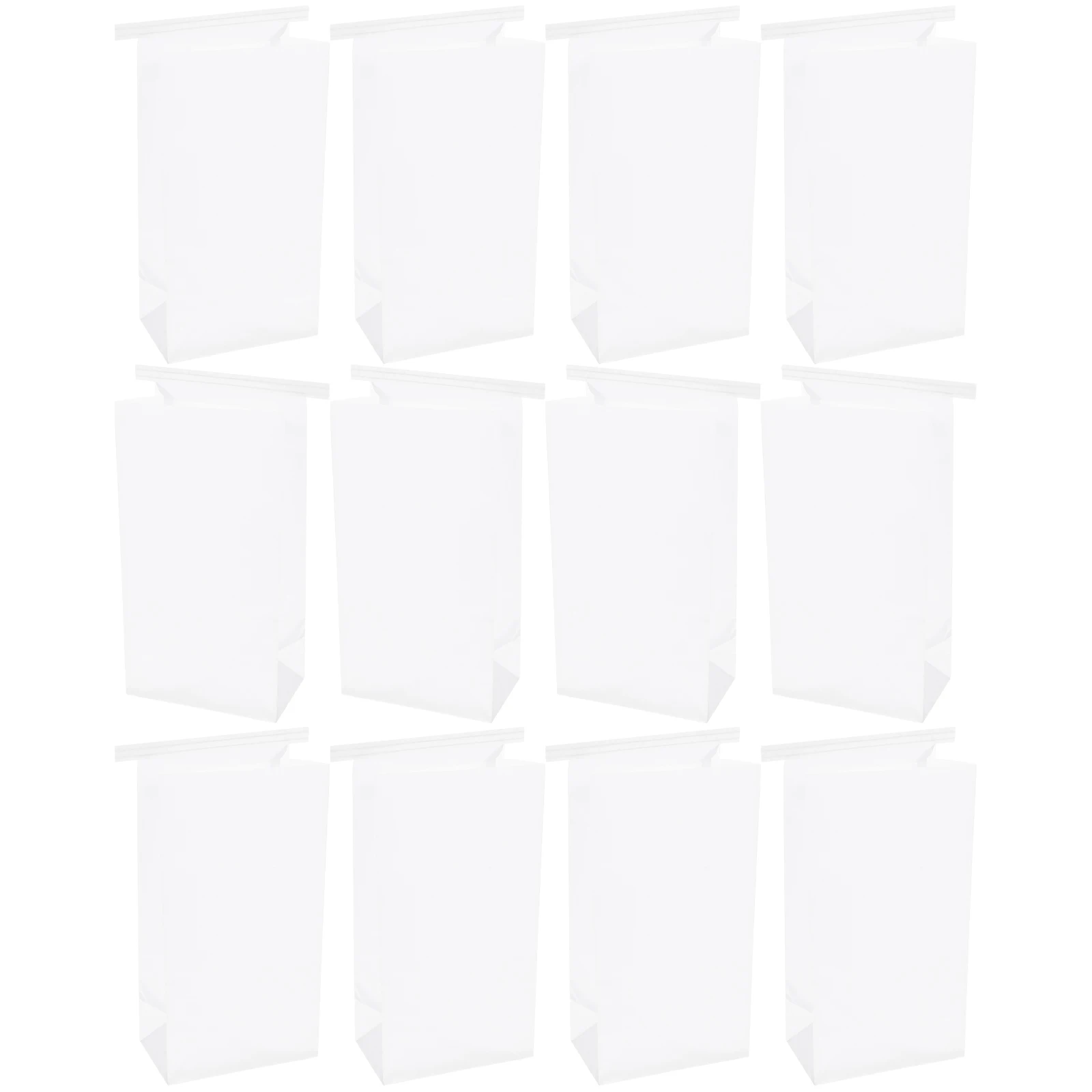 

25 pcs Disposable Vomit Bags White Cowhide Paper 9 6x4 9x3 15inch Sealed Tab Sickness Kids Pregnant Drunk