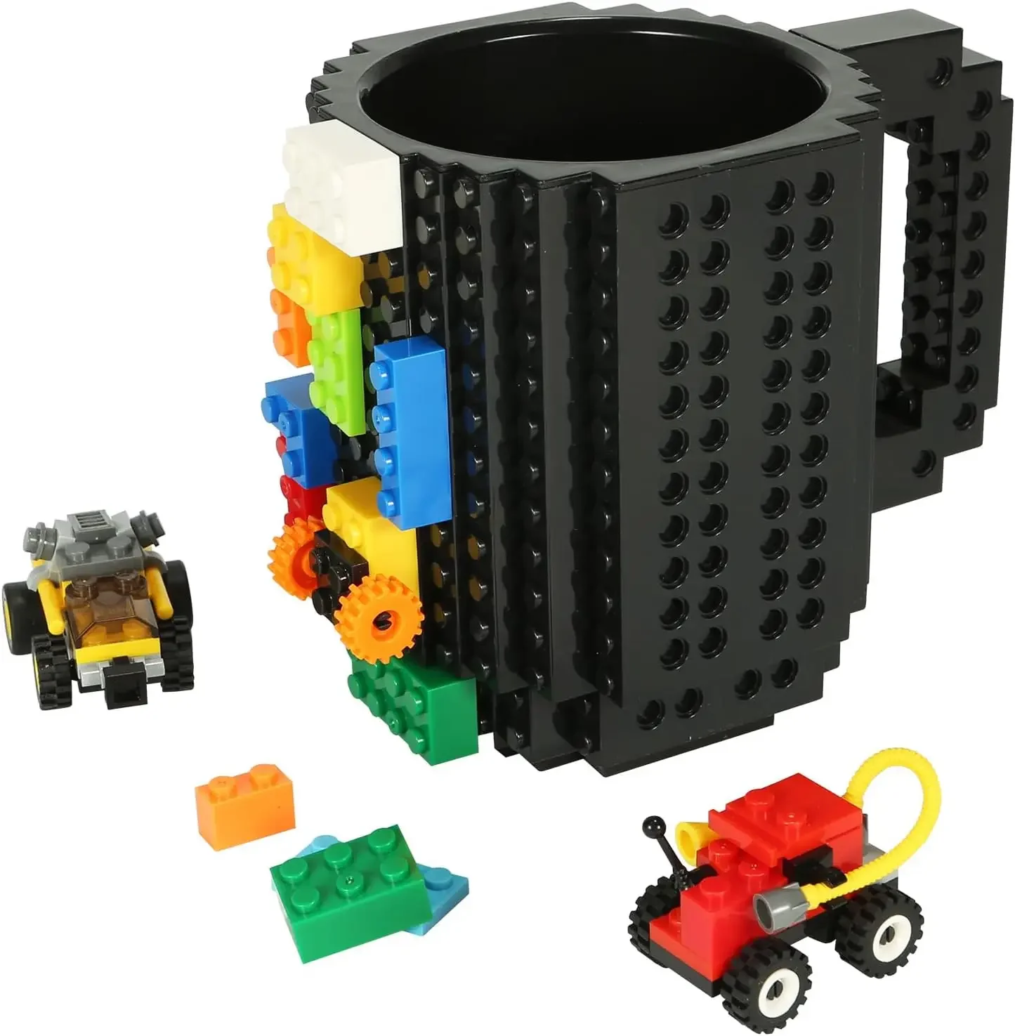 Built in Brick Coffee Cup, Fun and Innovative Building Block Cup, Children's Male and Female Christmas Creative Building Blocks