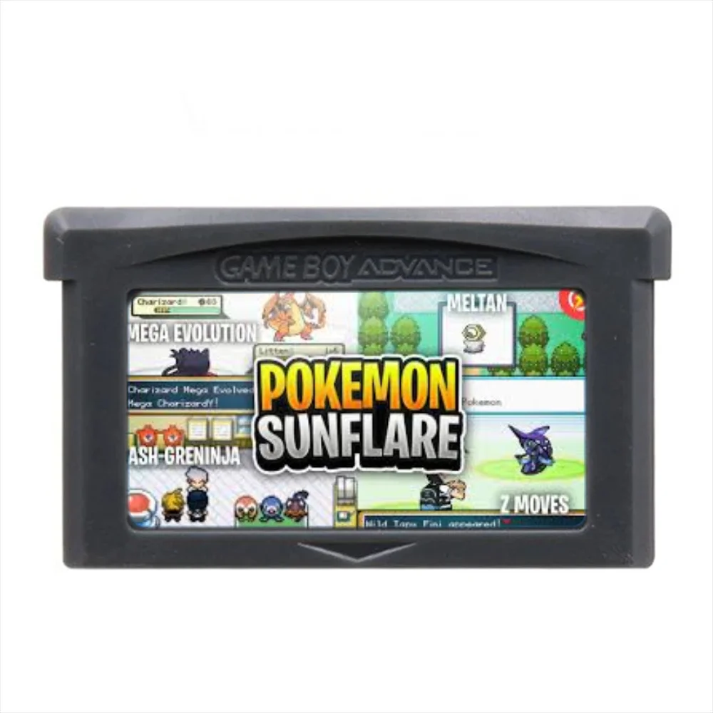 GBA RTC Pokemon Sun Flare English Game Card