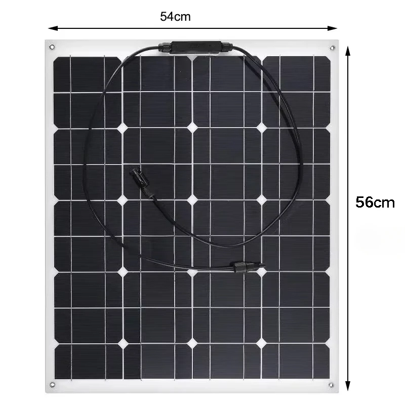 Elastyczny panel słoneczny 90W podwójne wyjście USB ogniwa słoneczne wodoodporny kontroler 10A/20A/30A/40A/50A/60A do ładowarki 12V/24V