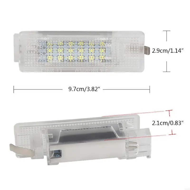 

400B 2x 18SMD Белая белая светодиодная светодиодная лампа автомобиль багаж с багажным багажом