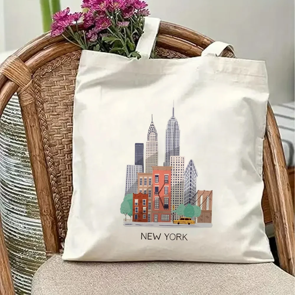 Retro New York Canvas Tote Bag - đánh giá và giá Travel Accessories New York