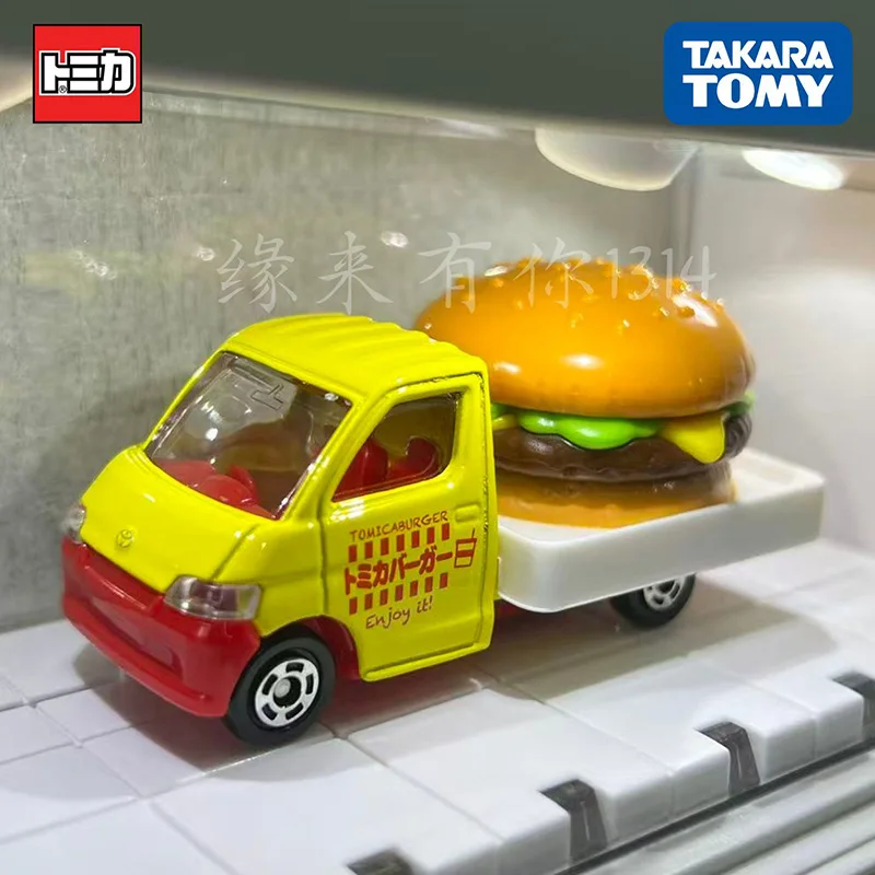 Игрушечный грузовик Takara Tomy Tomica из сплава, модель No 54 Toyota Hamburger, маленький грузовой транспортный автомобиль, обучающая игра для детей