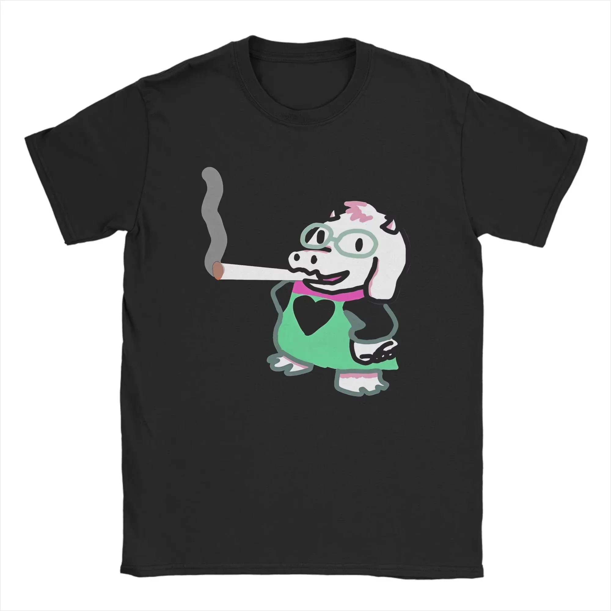 Deltarune Spiel T-Shirt Beach Ralsei Blunt T-Shirts für Männer Frauen Harajuku Muster T-Shirt Kurzarm Vintage Tops Sommer – Detail 1