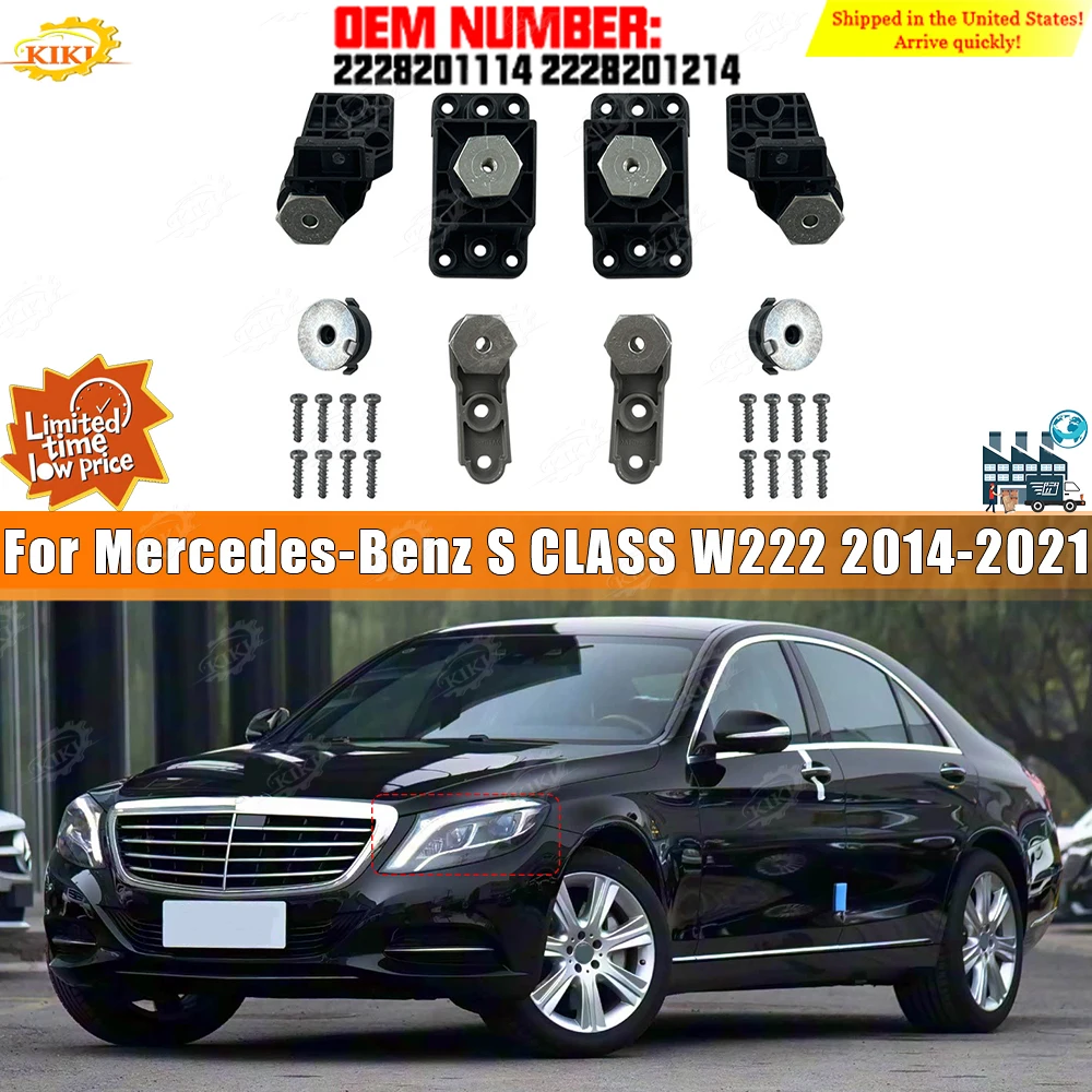 

Fit For Mercedes-Benz S CLASS W222 2014-2021 Pair 2228201114 2228201214 Car Headlight Repair Kit Head Lamp Automotive Parts