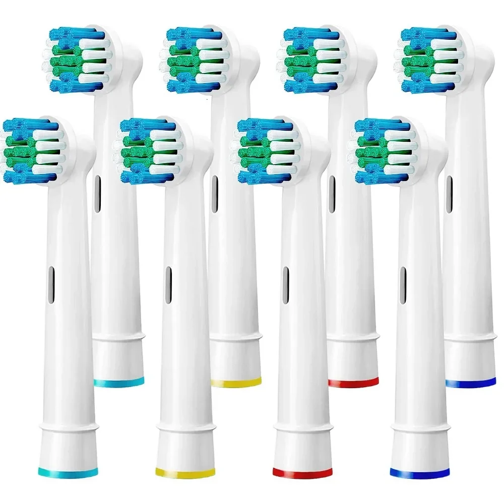 

Replacement Brush Heads For Oral B Electric Toothbrush Nozzles Soft Dupont Bristle Teeth Cleaning and Whitening Brush Heads