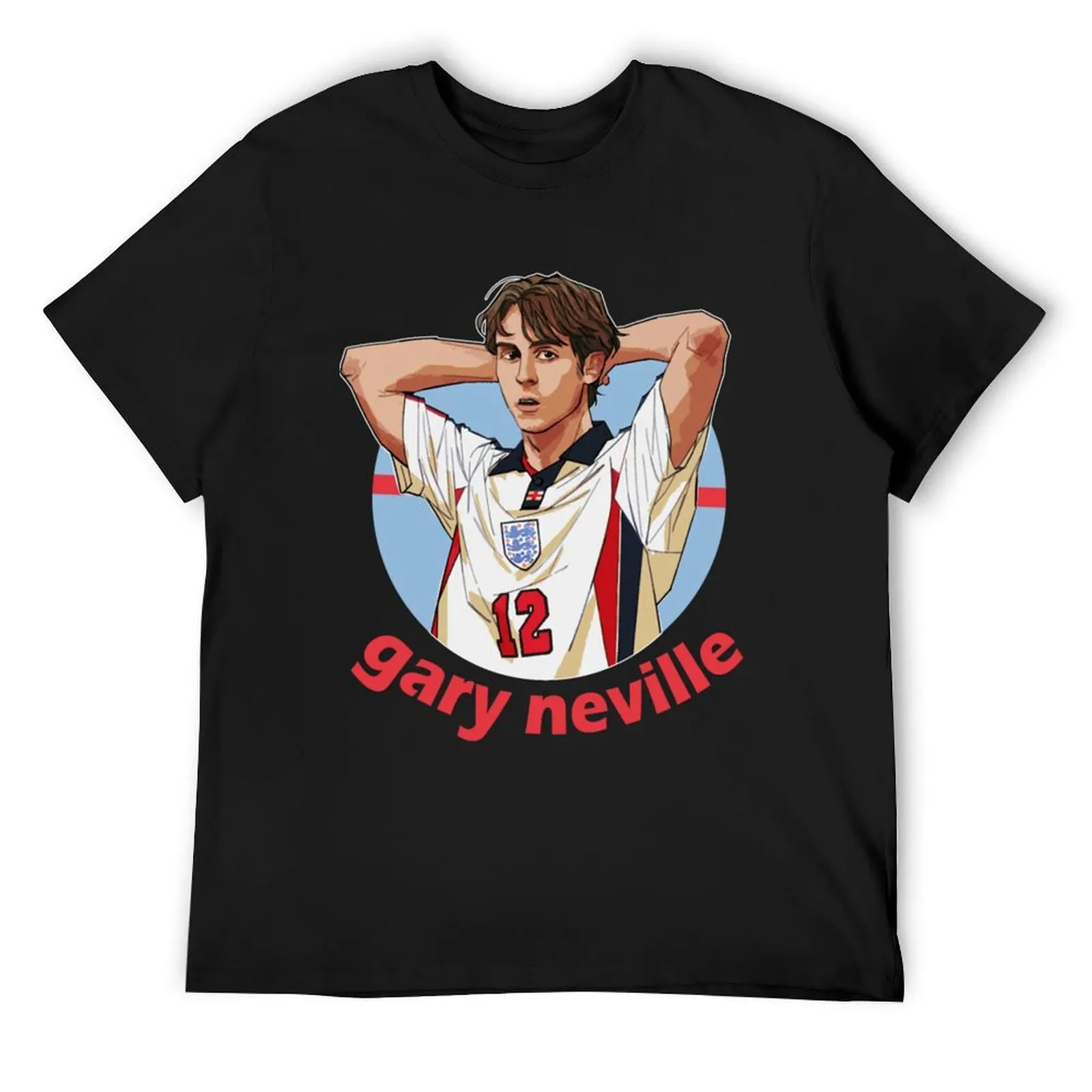 

gary neville 2 T-Shirt anime figures sports fans luxury t-shirt graphic tee shirt men graphic t shirts