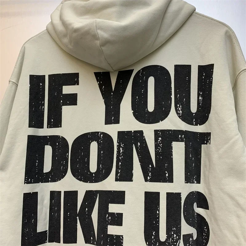 

24ss Hooded Sweatshirts Letter Printing Pure Cotton Washed Men Women Hell Star Oversized Hoodie