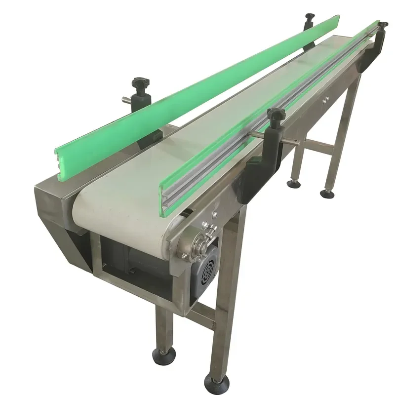 DeTianhai Industrial Stainless Steel Belt Conveyor Heavy Oil Fire Resistant Inclined Conveyor System for Mining