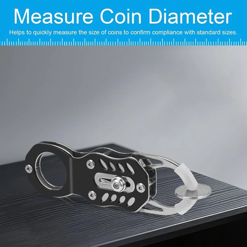 ABDJ-Pocket Coin Ping Pinger Test Kit, Coin Ping Test - Coin Verification Via Ping Resonance Test and Size Comparison