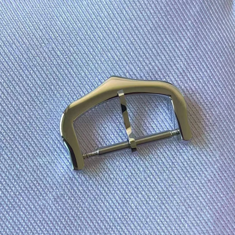 

FUYIJIA Women Custom C-artier Original Pin Buckle 12MM 14MM 16MM 18MM Belt Clasp Etching Logo 316L Stainless Steel Needle Buckle