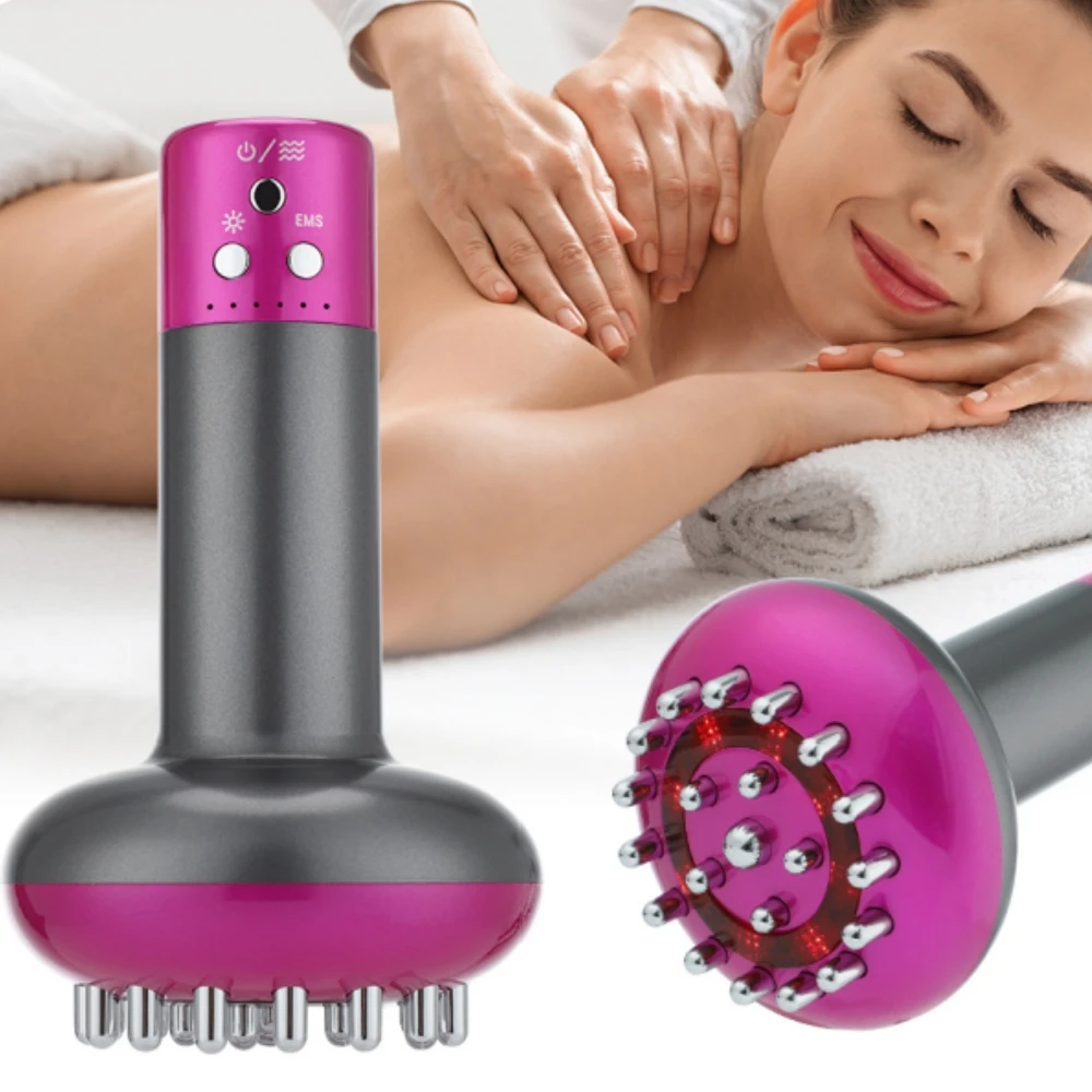 Full Body Massager Meridian Bursh Lymphatic Drainage Skin Scraping Machine Back Scratcher For Waist Legs Muscle Dredge Relax