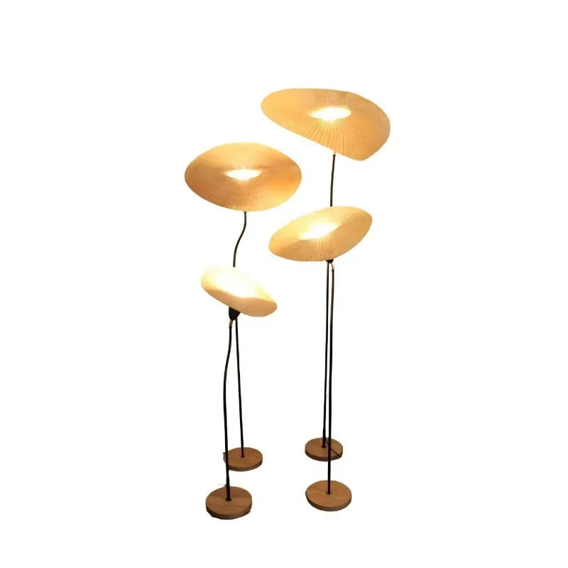 

Бамбуковая люстра из Южной Восточной Азии, торшер для ресторана в китайском дзен-баре, декоративная лампа в японском стиле для проживания в семье с листьями лотоса